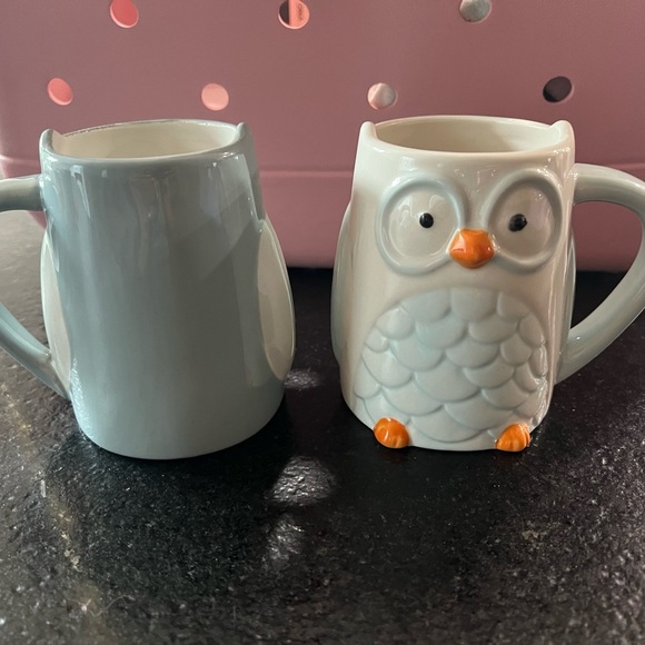 2 owl shaped mug Tag coffee cup set 14oz. - Picture 3 of 6